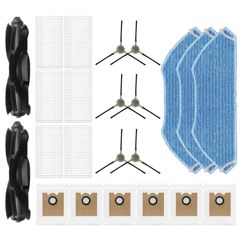 ycoc-kit-de-remplacement-pour-lefant-m2-pro-m2s-pro-2-brosses-a-rouleaux-6-brosses-laterales-6-filtres-hepa-3-tampons-de-vadrouille-6-sacs-a-poussiere