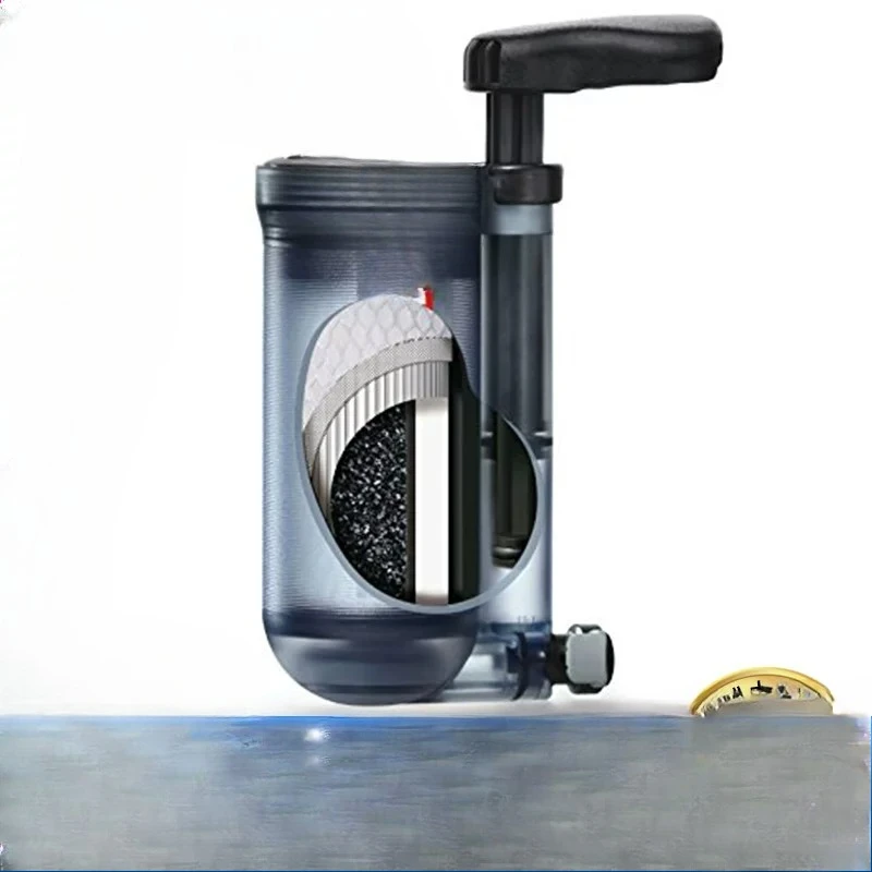 Portable water purifier Outdoor travel equipment Flood control and disaster relief materials Emergency rescue