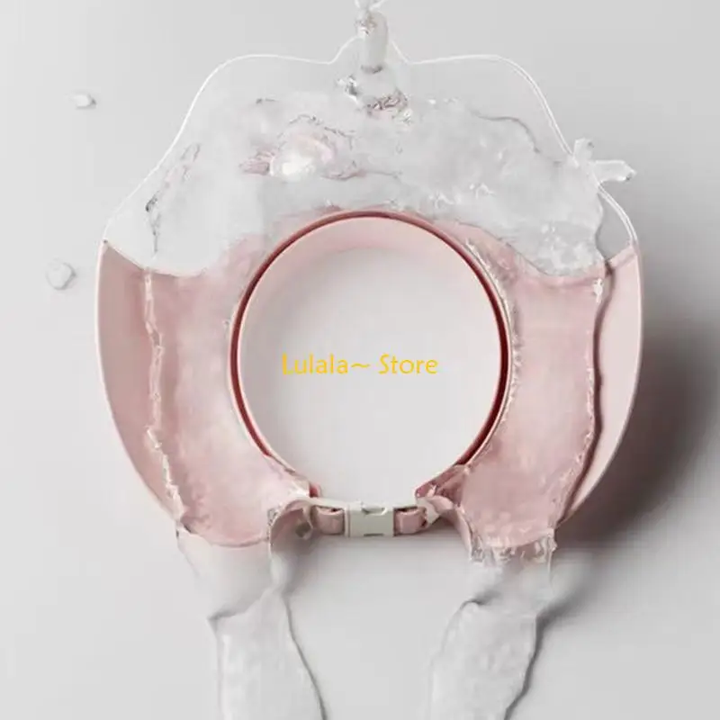 Y4QA قبعات استحمام صديقة للأطفال، قبعة استحمام قابلة للتعديل للأطفال من سن 0 إلى 6 سنوات، حماية للعين والأذن، قبعة استحمام لغسل #4