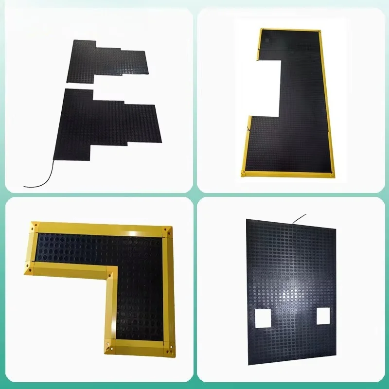 Industrial safety carpet floor mat pressure sensitive gravity safety mat