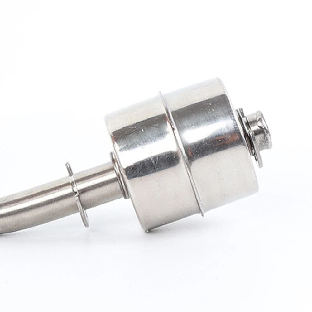 Right Angle 250*50*50 MM Float Switch 304 Stainless Steel Float 316L Retaining Ring 10mm Float Travel For Industrial Tanks