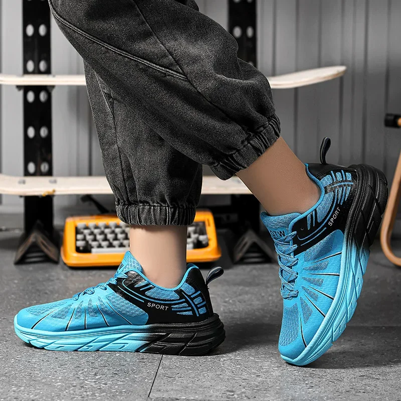Outdoor Men's Running Shoes Comfy Platform Walking Shoes For Men Casual Sneakers Breathable Non-slip Sports Shoes Man Trainers