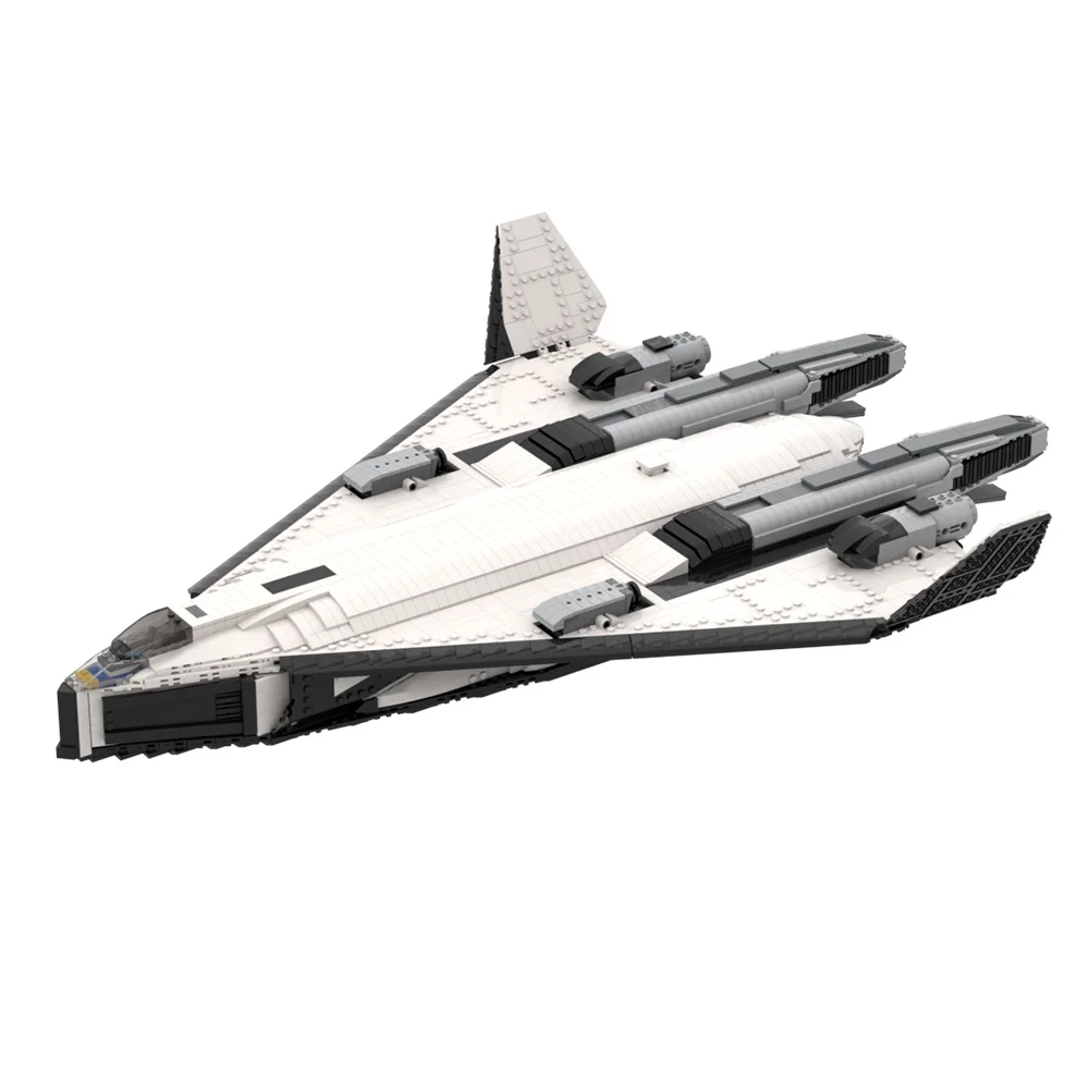 MOC Hot Avatars Movie Valkyrie SSTO TAV 37B Class Shuttle Model Building Blocks Space Ship Bomber Assembled Bricks Toy Gift