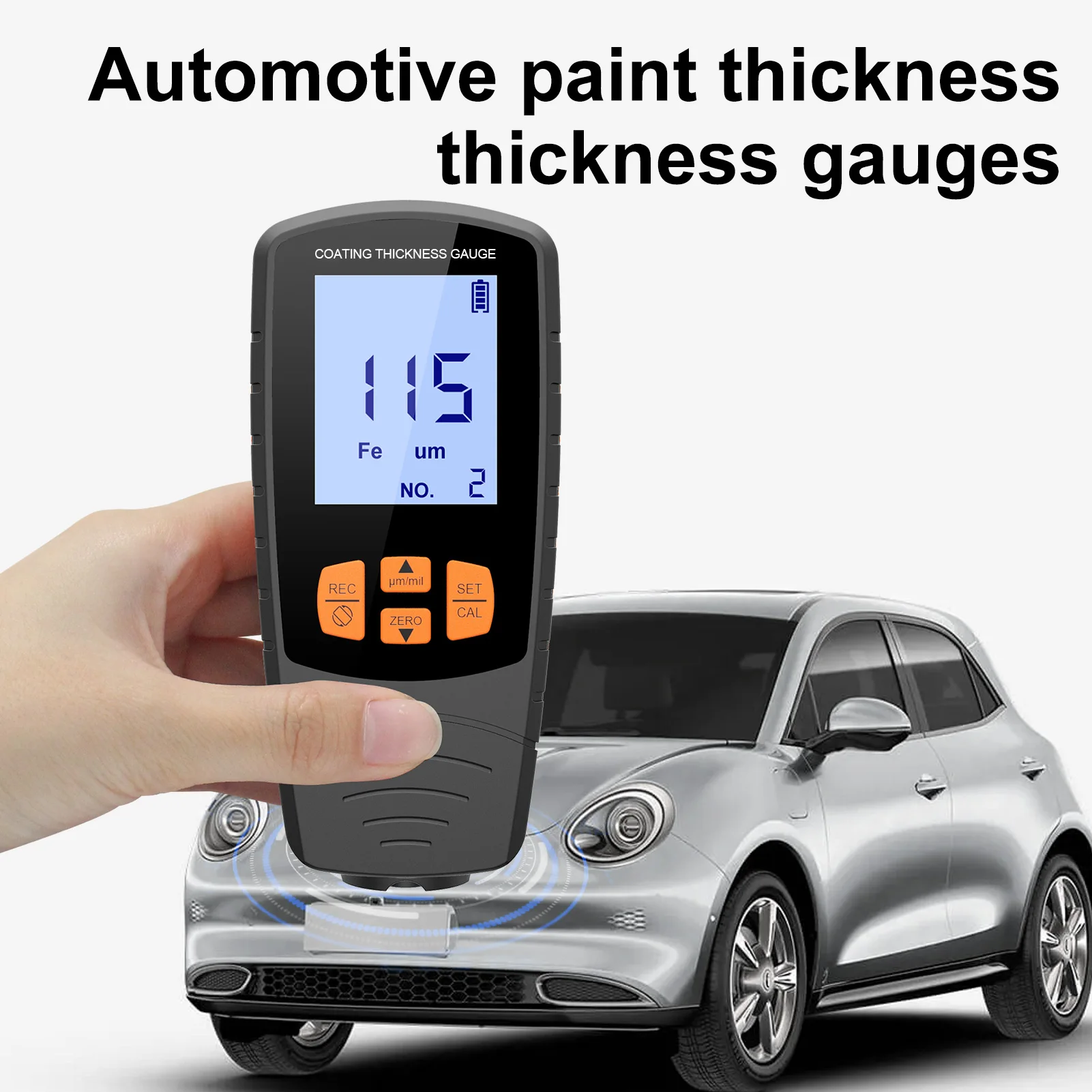 High Precision Car Paint Meter Detector Film Thickness Tester Coating Thickness Gauge Customizable OEM Testing Equipment