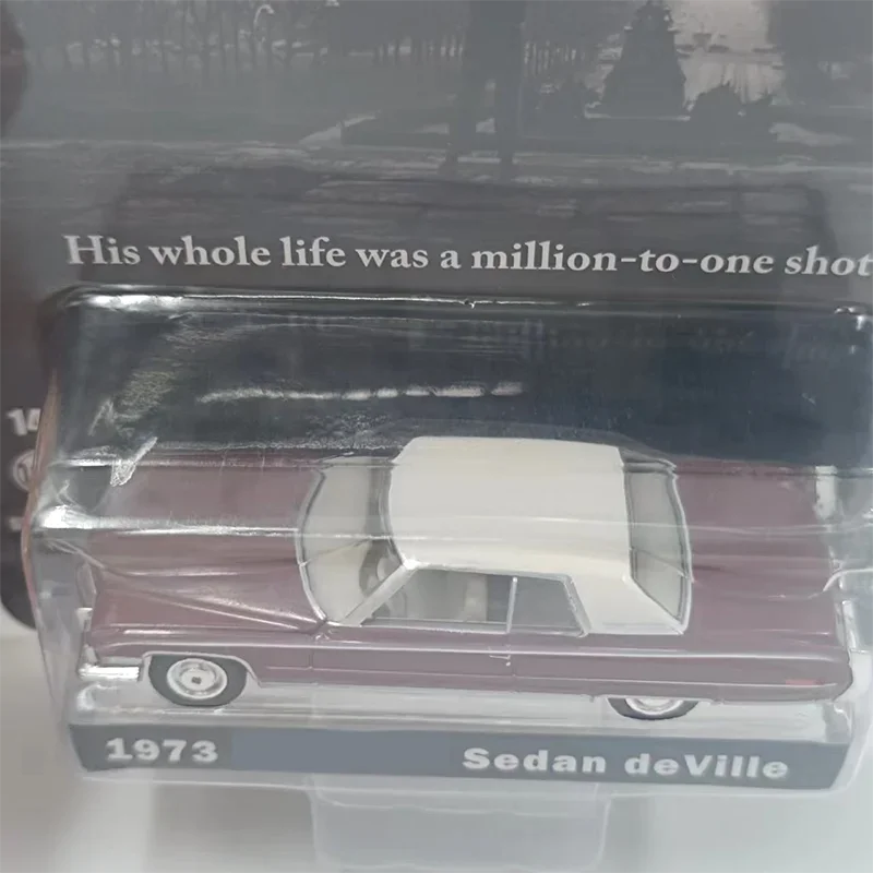 Greenlight Legering 1: 64 1973 Cadi Deville Sedan Muscle Car Model Volwassen Limited Collection Display Gift Souvenir Jongen Speelgoed Spot