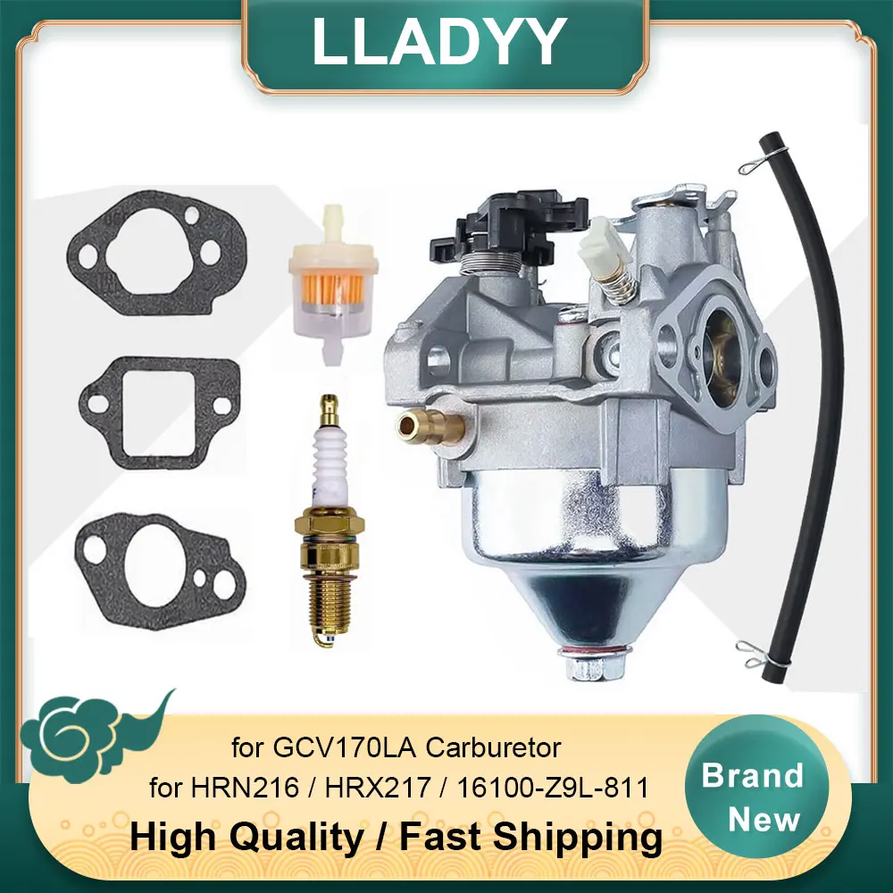 

Replacement Carburetor Kit for GCV170 170LA Series - 16100-Z9L-811 Fits HRN216 HRX217