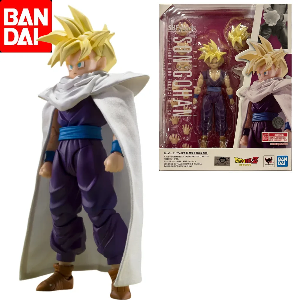

Bandai оригинальная аниме-фигурка SHF DRAGON BALL Z Son Gohan, игрушки для мальчиков и девочек, детские подарки на день рождения, коллекционные