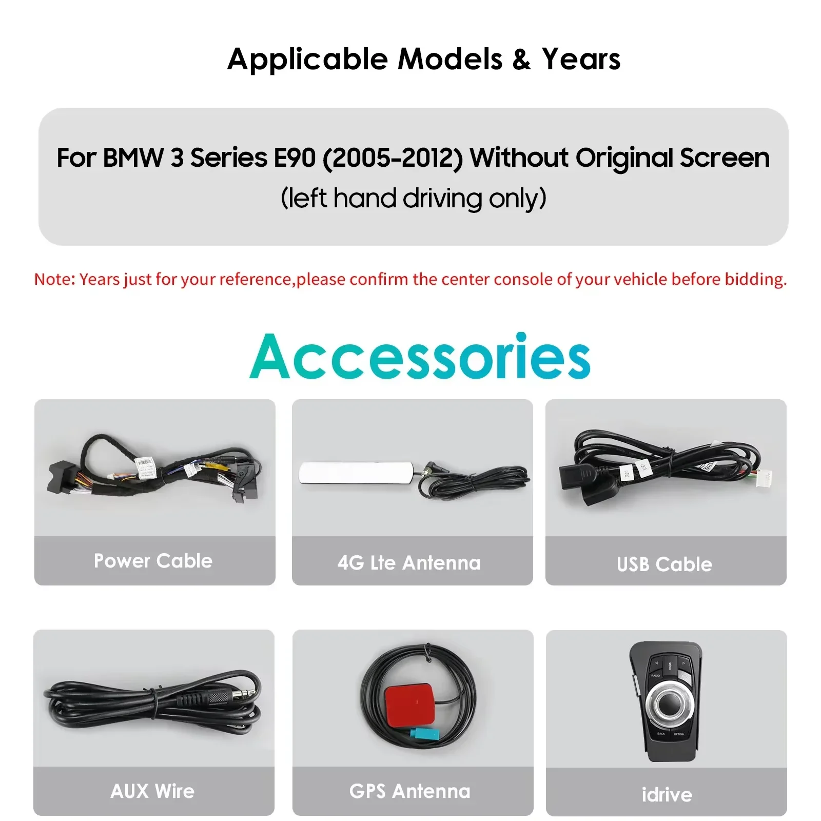 2 Din Autoradio 4G AI Systems Android 14 Car Radio for BMW 3 Series E90 2005- 2012 Left Drive Multimedia Video Player GPS DSP