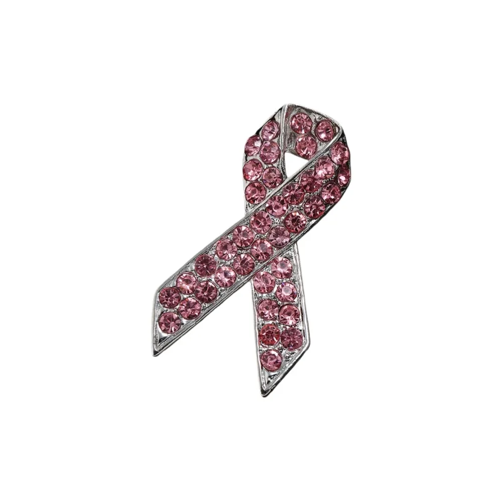 Rhinestone Crystal Black Ribbon Pin Melanoma Cancer Skin Cancer Funerals Memorial Pin Awareness Lapel Pin Mourning Badge Brooch