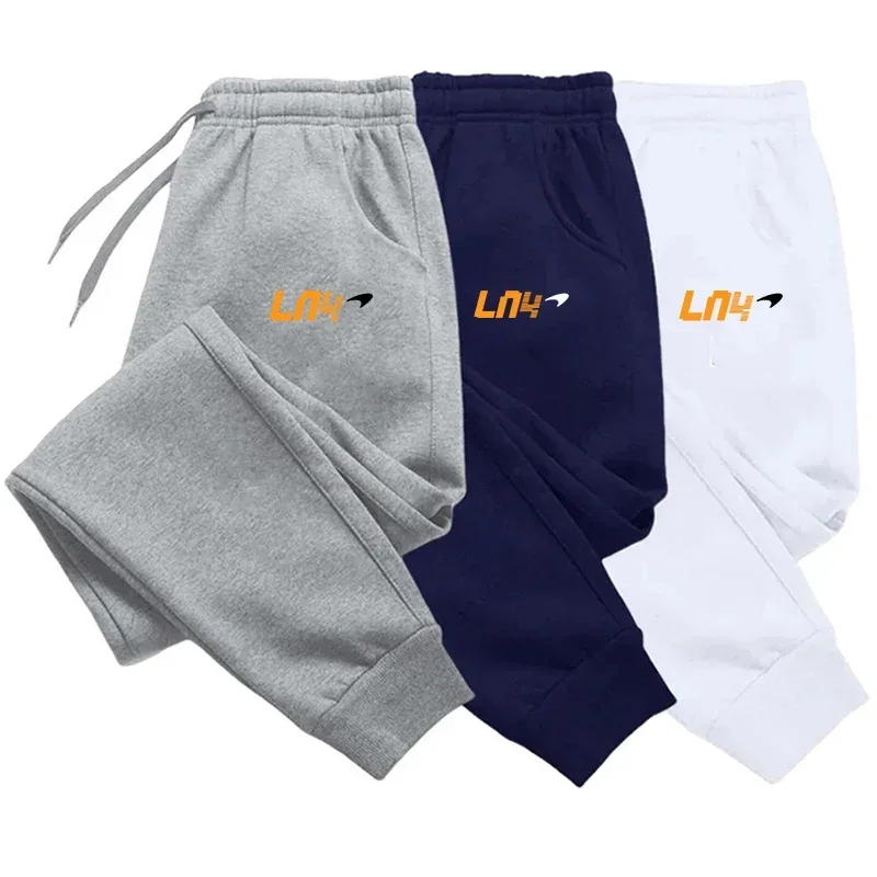 New Autumn Lando Norris 4 Jogging Pants Men Clothing Men's Tracksuit Sweatpants Jogger Men Brushed Gym Women's Winter Trousers