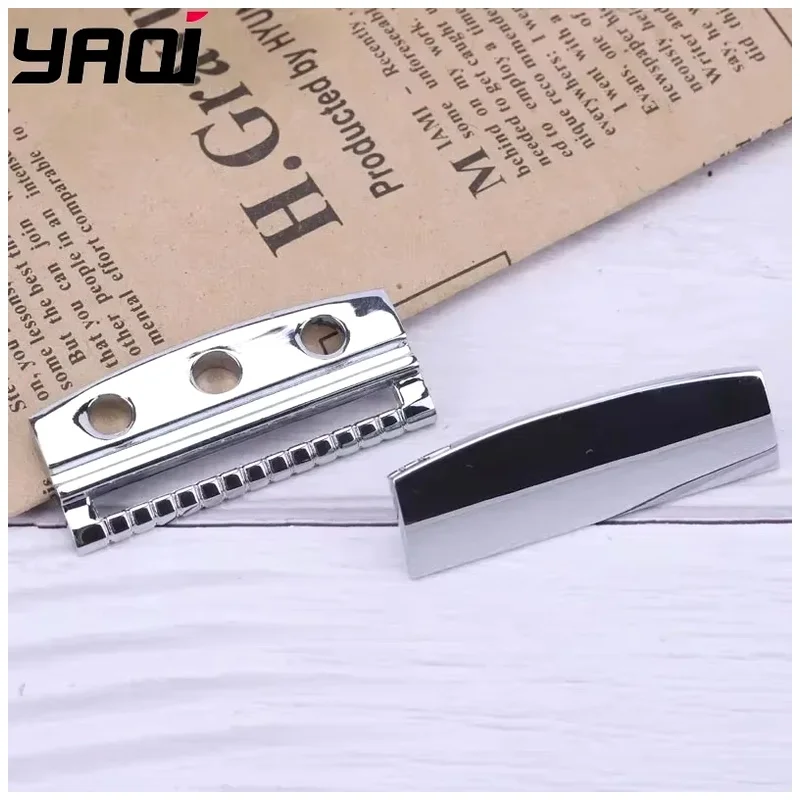 YAQI Single Edge Chrome Color Safety Razor Head Beard shaver Collectibles Birthday Gift For Boyfriend Wet Shave Tools