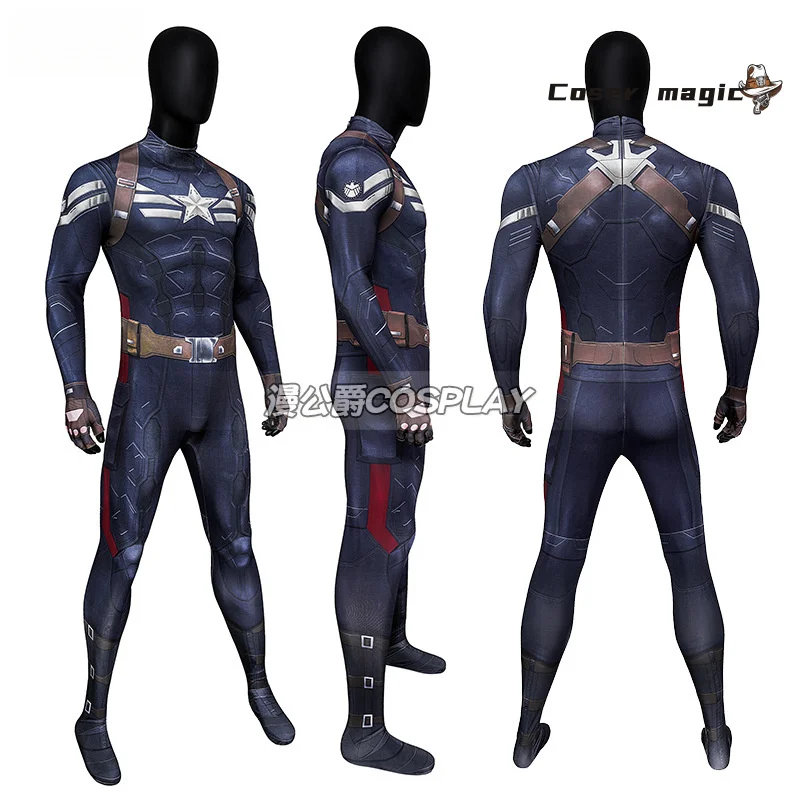 El soldado de invierno ‌ Traje sigiloso gorra Cosplay disfraz monos Halloween carnaval fiesta Navidad juego ropa de rol