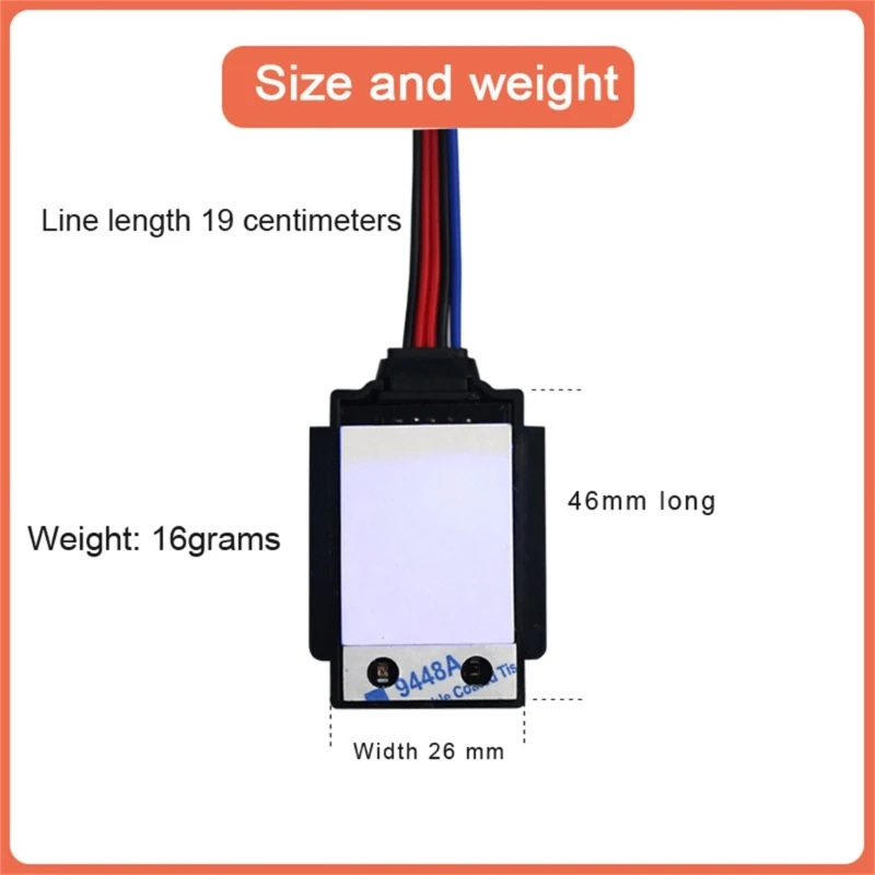 Q1JB Hand Activates Control Fog Resistant Plastic Switches 12V 5A for Bathroom image 2