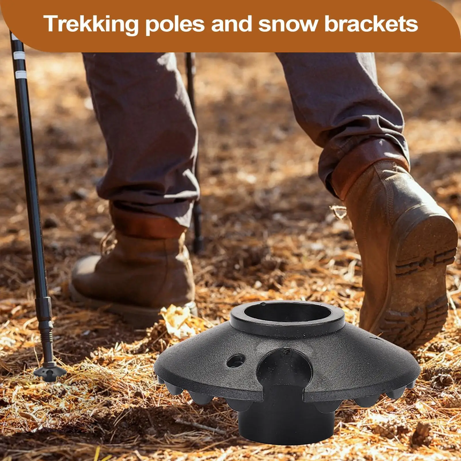 Trekking Pole Snow Basket Outdoor Camp Hikes Pole Walk Stick Cane Snowflake Basket Mud Sand Snow Ski Replacement Parts