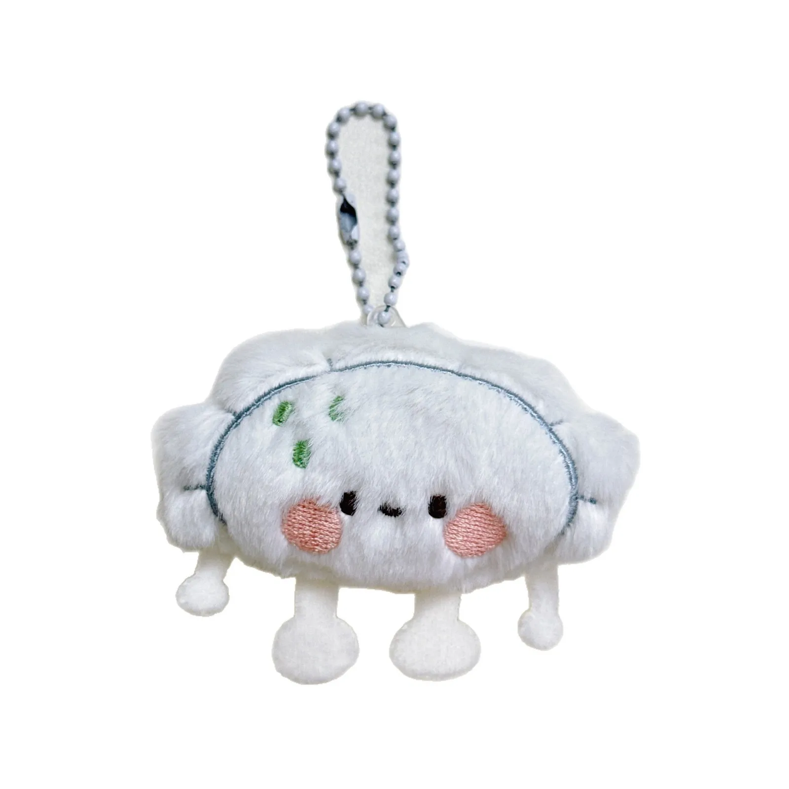 dumpling keychain Plush Keychain Staple Food Funny Keychain Dumplings Bag Pendant Women Couples Charms Car Keyring Accessories G