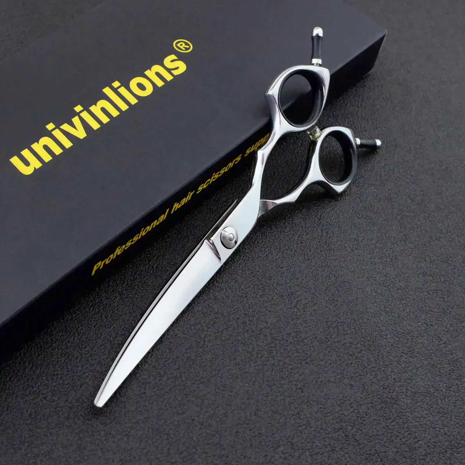 

6.5" 9cr13 Alloy Pet Grooming Scissors Upward Curved Cutting Shears Japanese 440C Face Abdomen Animal Hair Scissors for Groomers