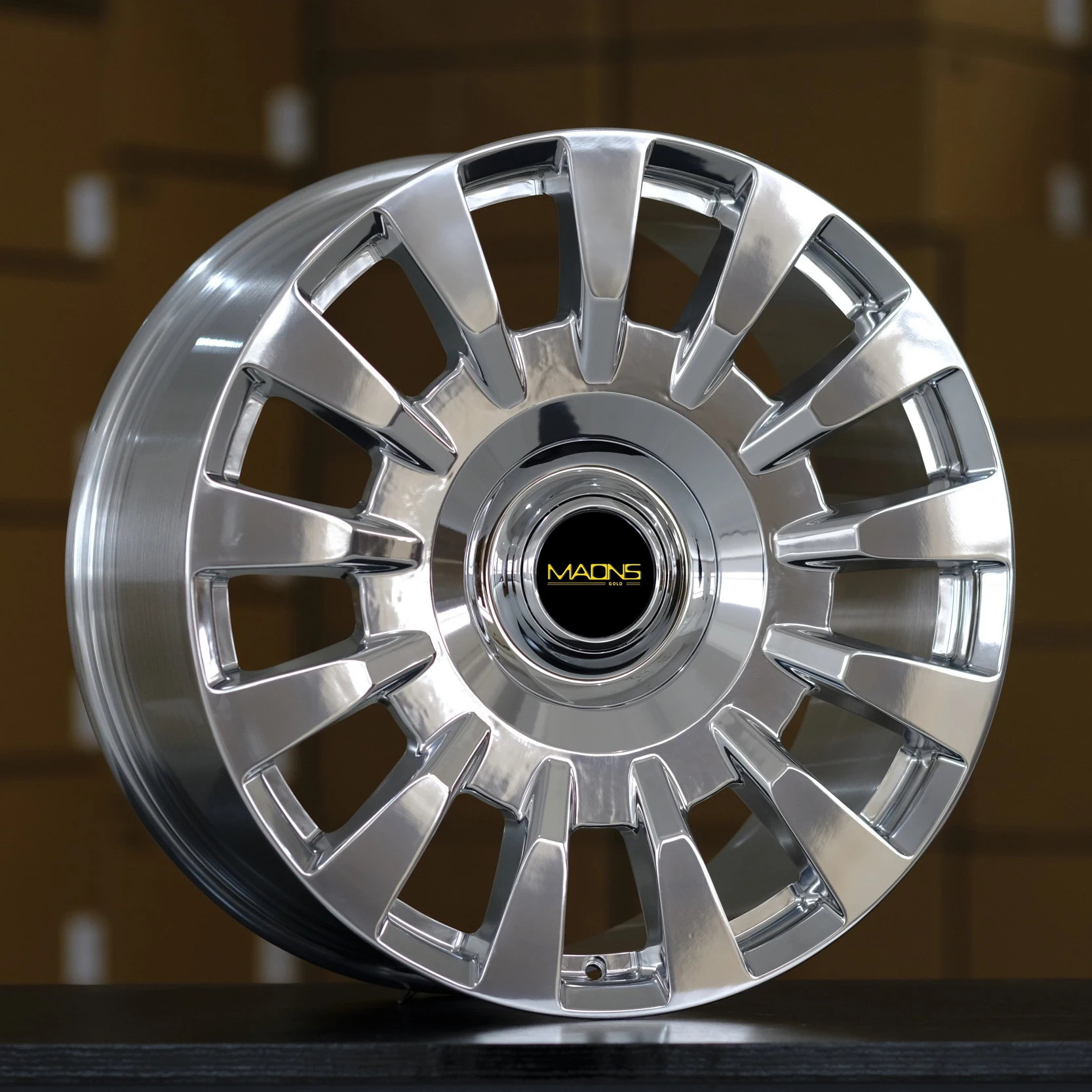 REP 5787F 21/22inch 5-112/120 With 66.5 Multi-Spokes Polished Durable Custom Forged Wheel And Rims Ready To Ship For RRoyce