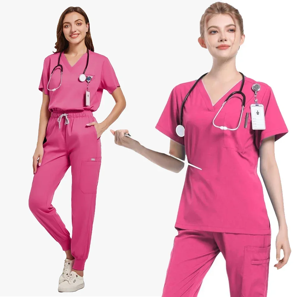 مجموعة دعك الممرضات للنساء ، الزي الطبي ، مجموعة الركض ، ملحقات المستشفى ، ملابس العمل الجراحية لغرفة العمليات ، أسعار الجملة