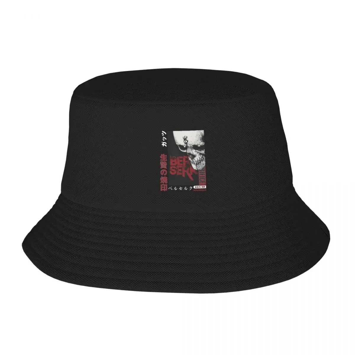 Summer Travel Headwear Brand Of Sacrifice Berserk Guts Accessories Bucket Hats Style Woman Sun Hat Bob Hat  Fishing Caps Camping