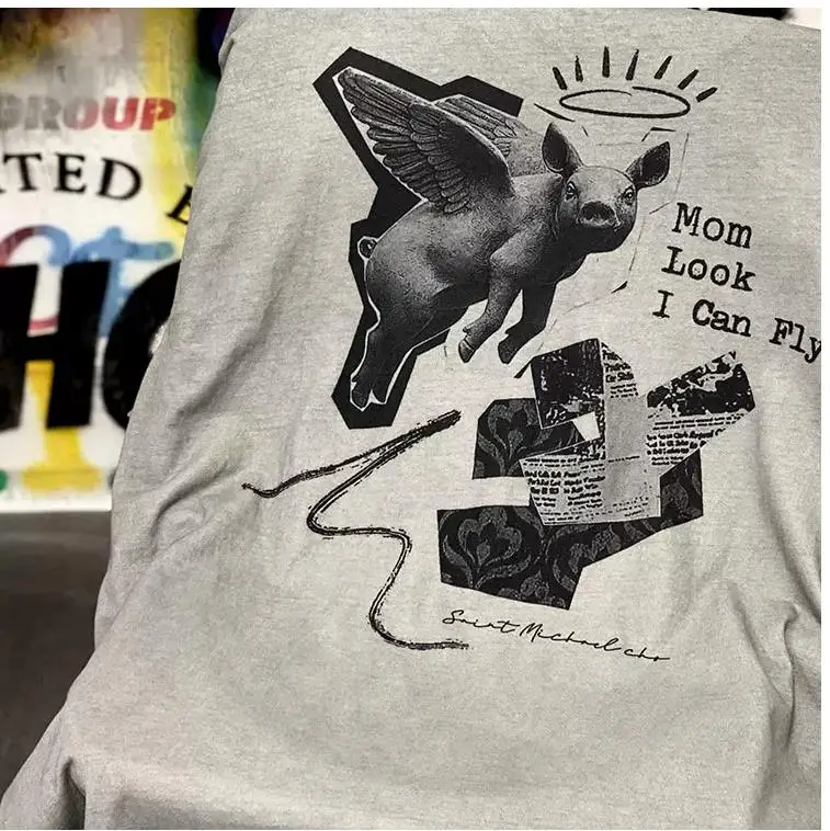 New Men Saint I Can't Do it T Shirts T-Shirt Hip Hop Skateboard Street Cotton T-Shirts Tee Top US size A346