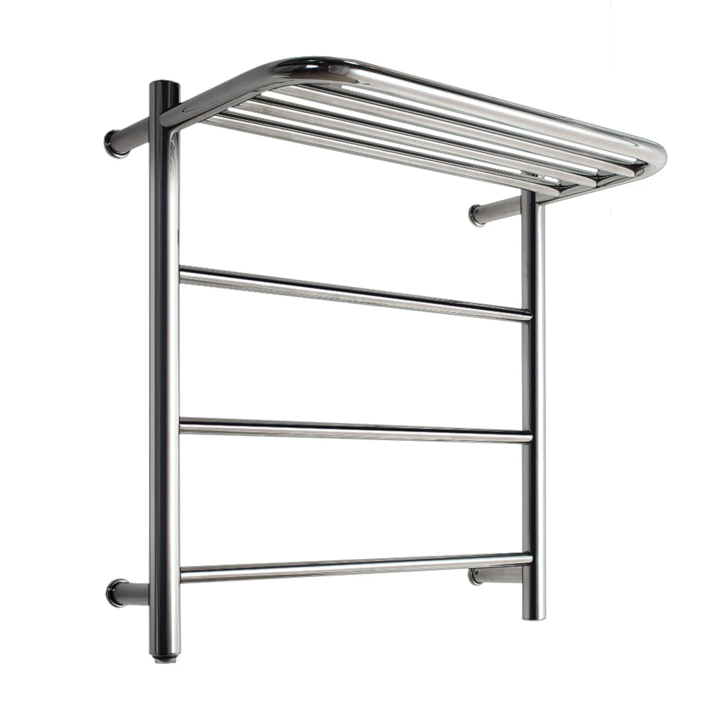 DUTRIEUXBathroom Silver Wall Mounted Electric Radiator Dryer Heated Towel Warmer Rack