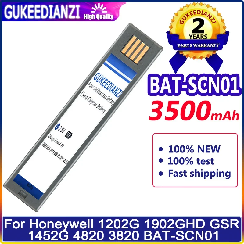 

BAT-SCN01 3500mAh High Capacity Portable Battery For Honeywell 1202G 1902GHD GSR 1452G 4820 3820 BAT-SCN01 General Scanners