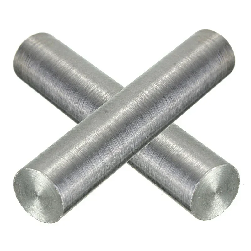 Batang Tungsten, batang logam Tungsten kemurnian tinggi, batang bulat 10mm X 50mm untuk alat listrik, aksesori tahan lama 1 buah