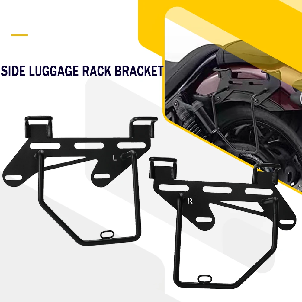 

For Kawasaki W400 W650 W800 W 400 650 800 VN250 Eliminator 250V Motorcycle Left And Right Side Luggage Rack Bracket Holder Set