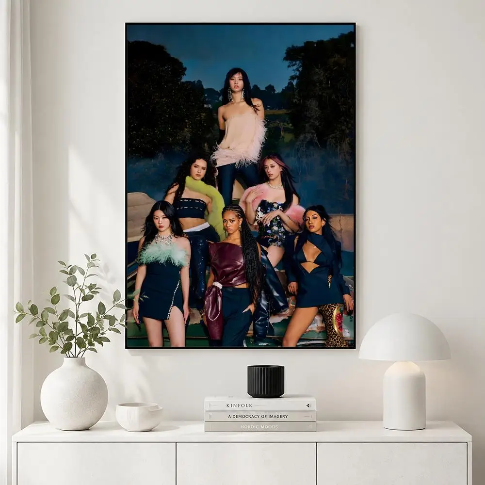 Idol KATSEYE Poster Hochwertige Wandkunst-Poster, geeignet für Heimbüros, Schlafzimmer und Wohnzimmer. – Detail 14