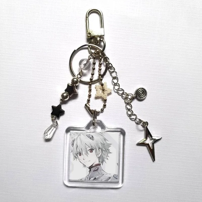 

Reading table! Keychain New Century Evangelion Anime