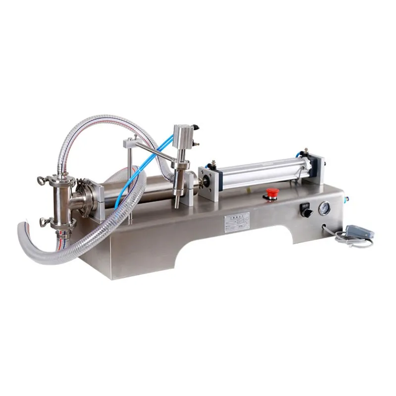 

Liquid Filling Machine Pneumatic Piston Filler Water Essential Oil Milk Juice Oil Semi Auto Sauce Device Need Air Compressor