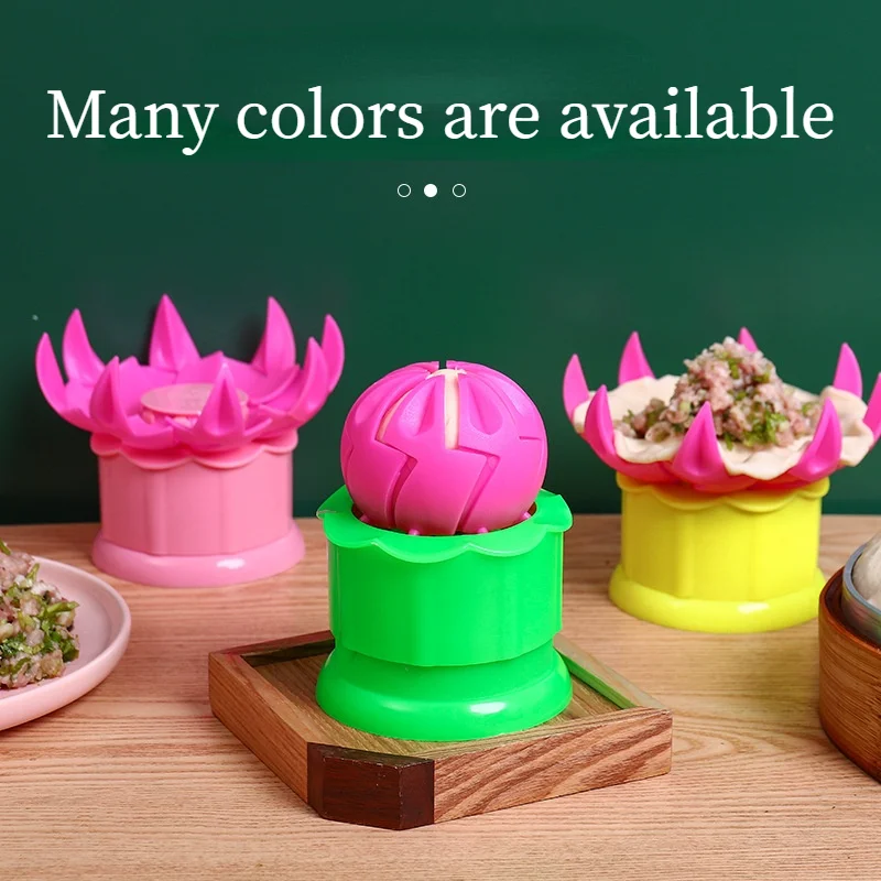 Kitchen DIY Pastry Pie Dumpling Maker Chinese Baozi Mold Baking And Pastry Tool Steamed Stuffed Bun Making Mould Bun Maker 1pcs