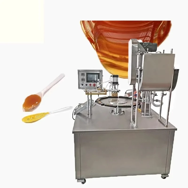 Automatische Honiglöffel-Füll- und Versiegelungsmaschine zum Fabrikpreis, Geeignet für die Gastronomie