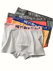 4PCS men's boxer briefs Casual everyday teen boxers