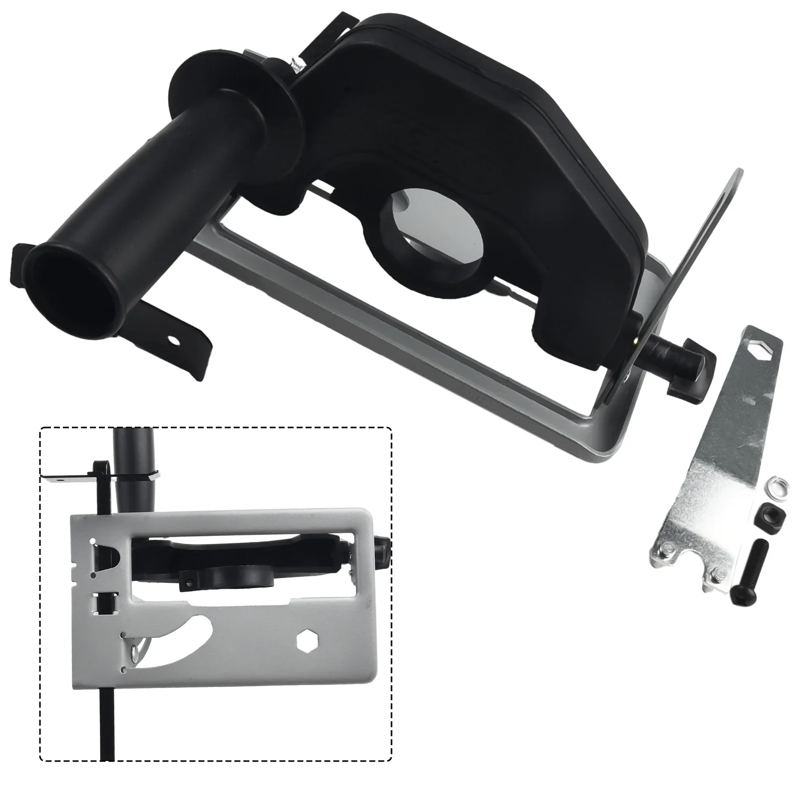 

1set Base Bracket Angle Grinder Converter Cutting Machine Electric Circular Saw Bracket Base Adjustable Black Base Bracket Tools
