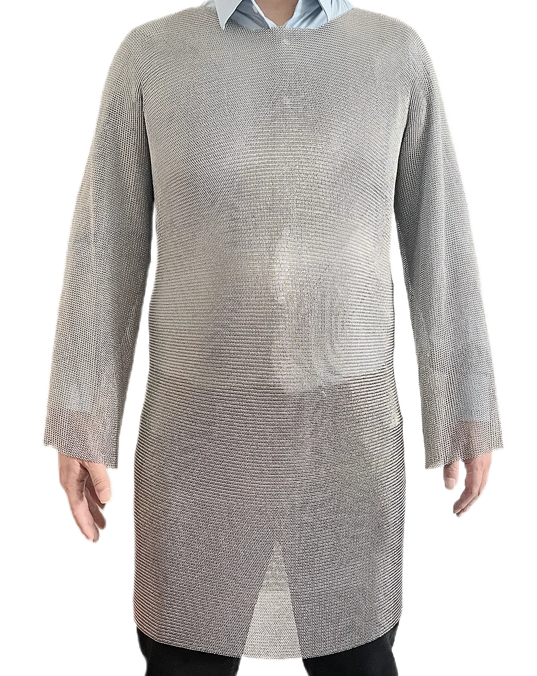 

Industrial Chainmail Tunics Cut Resistant Safety Wear for Butchers Woodworkers Costume Events
