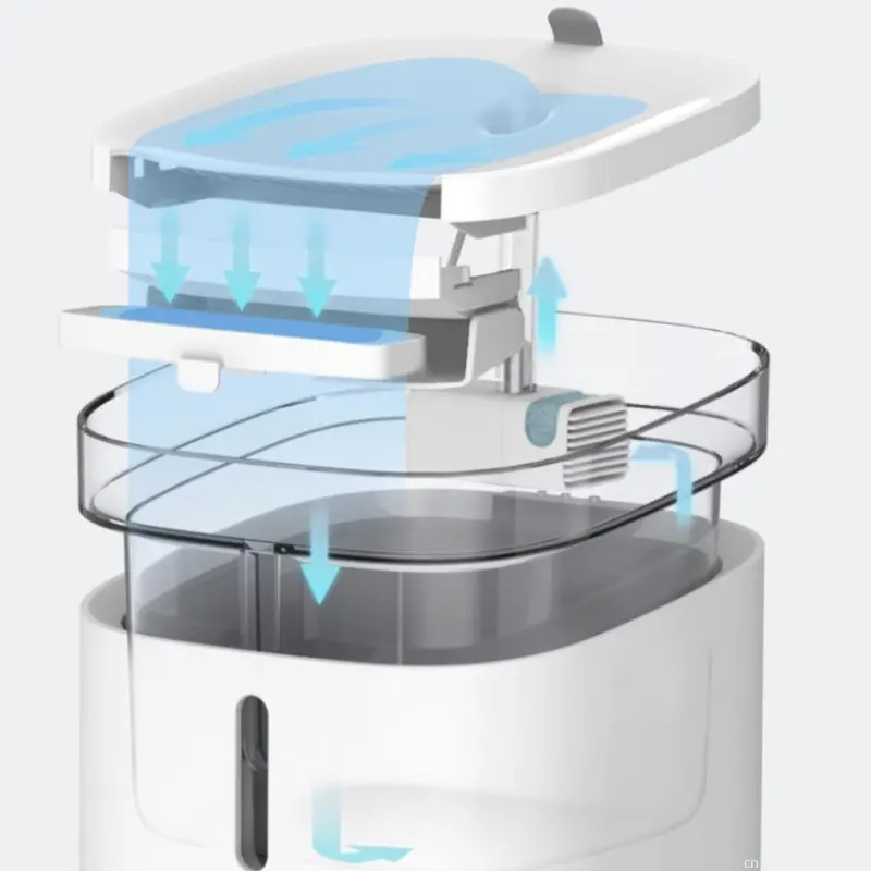 جديد يوبين هريرة جرو الحيوانات الأليفة موزع المياه القط المعيشة نافورة المياه 2L الكهربائية نافورة التلقائي الذكية الكلب شرب الأطباق