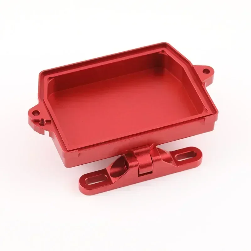 金属製ラジオ機器受信機ボックスワイヤーカバー 7724 Trxs 1/5 X-MAXX 6S 8S 1/6 XRT 8S RCカー アップグレードパーツ用