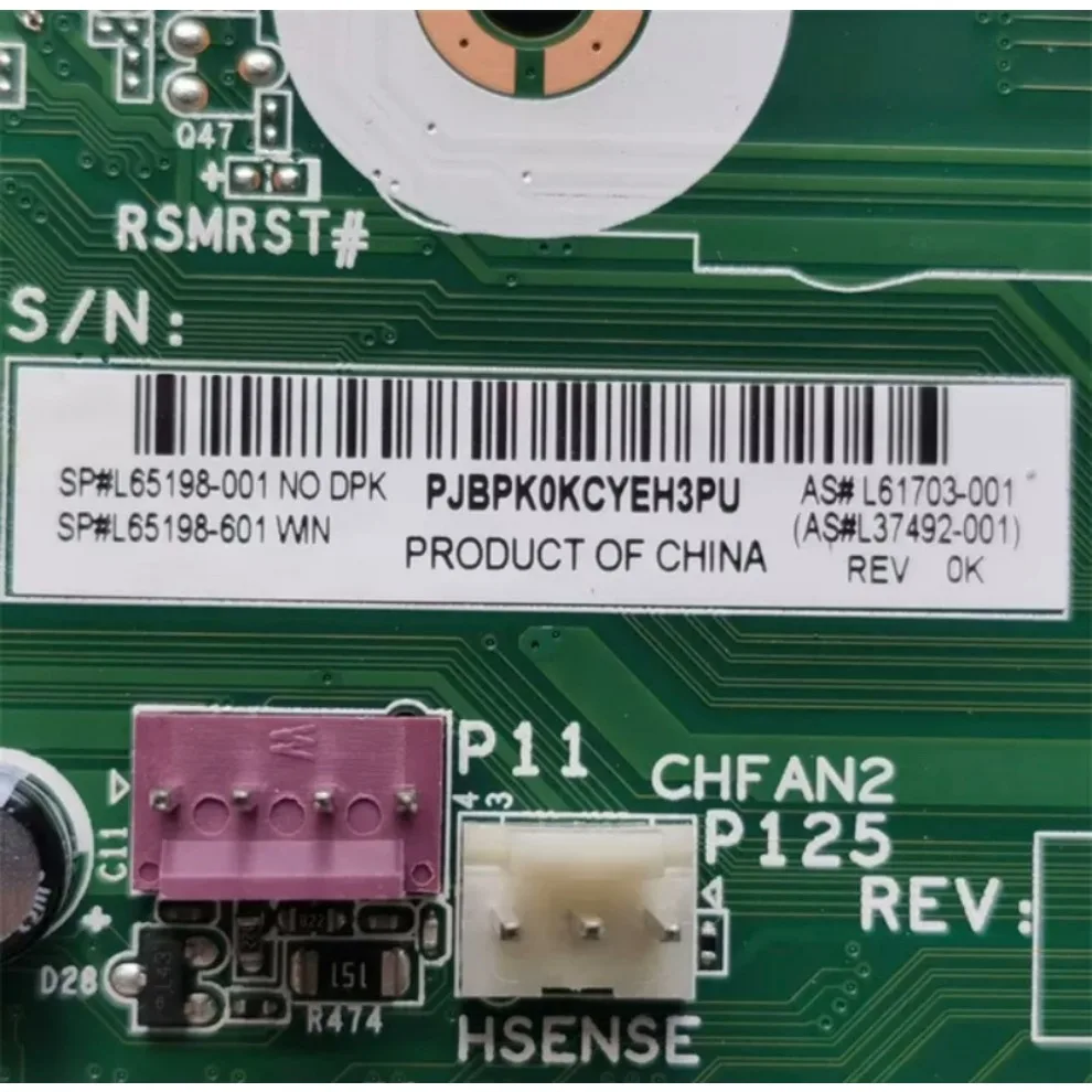 For HP Elitedesk 800 G5 TWR main board L65198-001, L61703-001, support 9th generation  (store no. 0594）