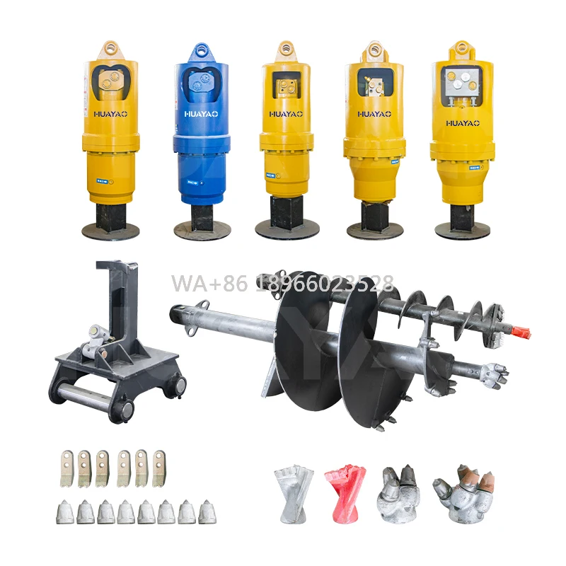 HY-2000S 나무 구덩이 굴착기 부착물 유압식 어스 오거 드릴 (굴착기 및 백호용)