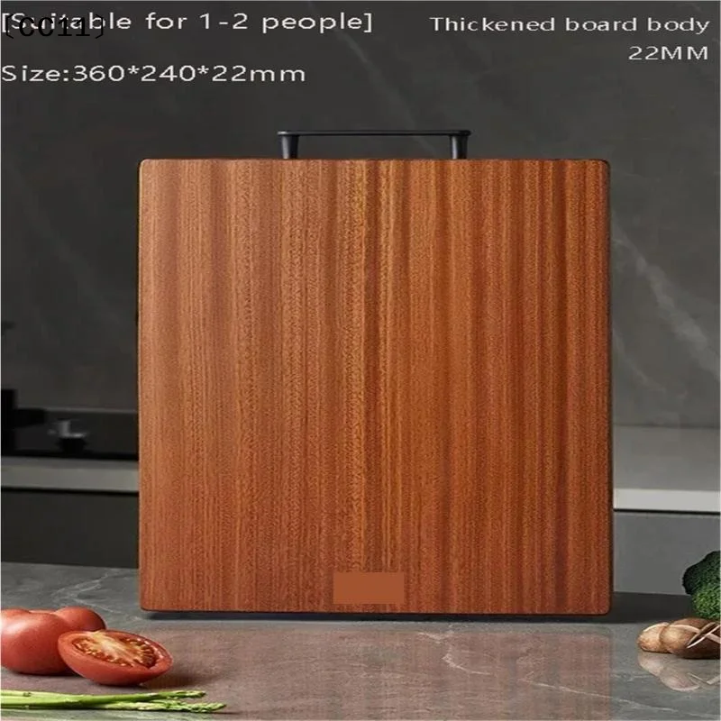 Natural Solid Wood Cutting Board  Mildew Resistant Double Sided For Home Kitchen Cooking Prepping〔CC11〕