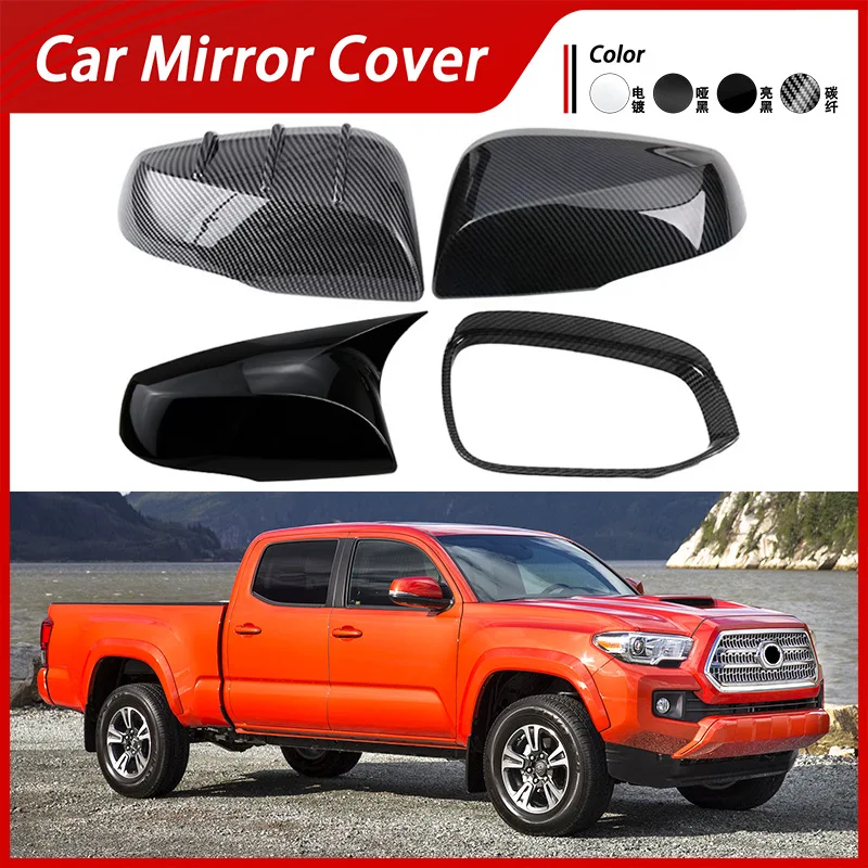 Suitable for Toyota Tacoma N300 models 16-22, with reverse mirror cover and mirror shell carbon fiber pattern