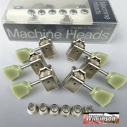 1Set Genuine Wilkinson 3R-3L Vintage Deluxe Electric Guitar Machine Heads Tuners WJ-44 Tuning Pegs For LP SG Lespaul Guitar