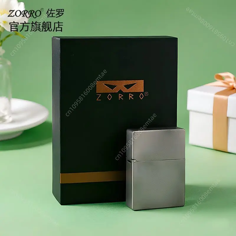 

ZORRO 860 — новая титановая зажигалка, ветрозащитная зажигалка с абразивным колесиком, аксессуар для сигарет, подарок для мужчин.