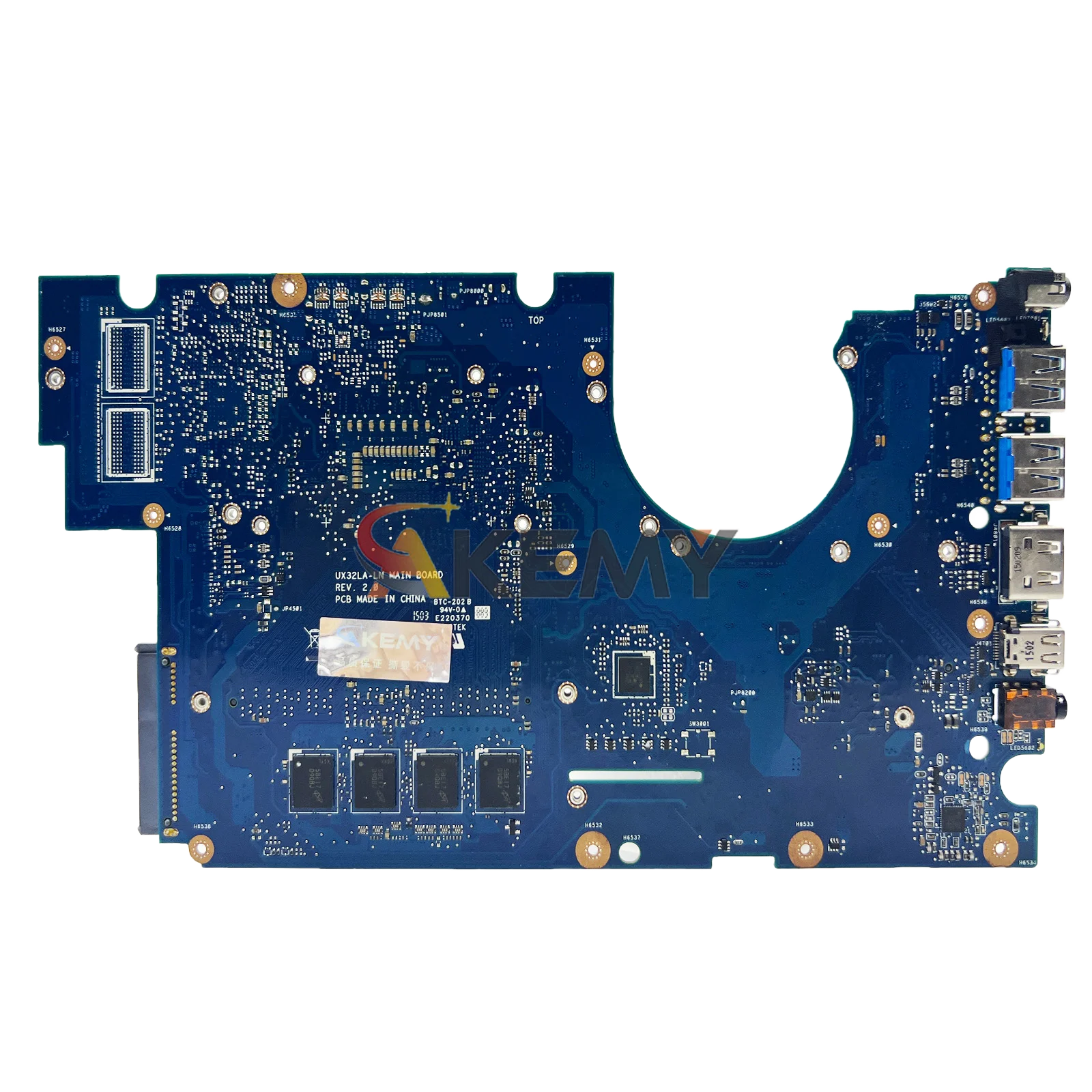 UX32LA Laptop Moederbord Voor ASUS ZenBook BX32LA UX32L UX32LA UX32LN BX32LN Notebook Moederbord Met I3 I5 I7 CPU 100% testen OK