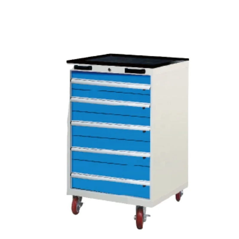 Customized worktable mobile lockable toolbox workshop garage drawer cabinet storage tool kit tool