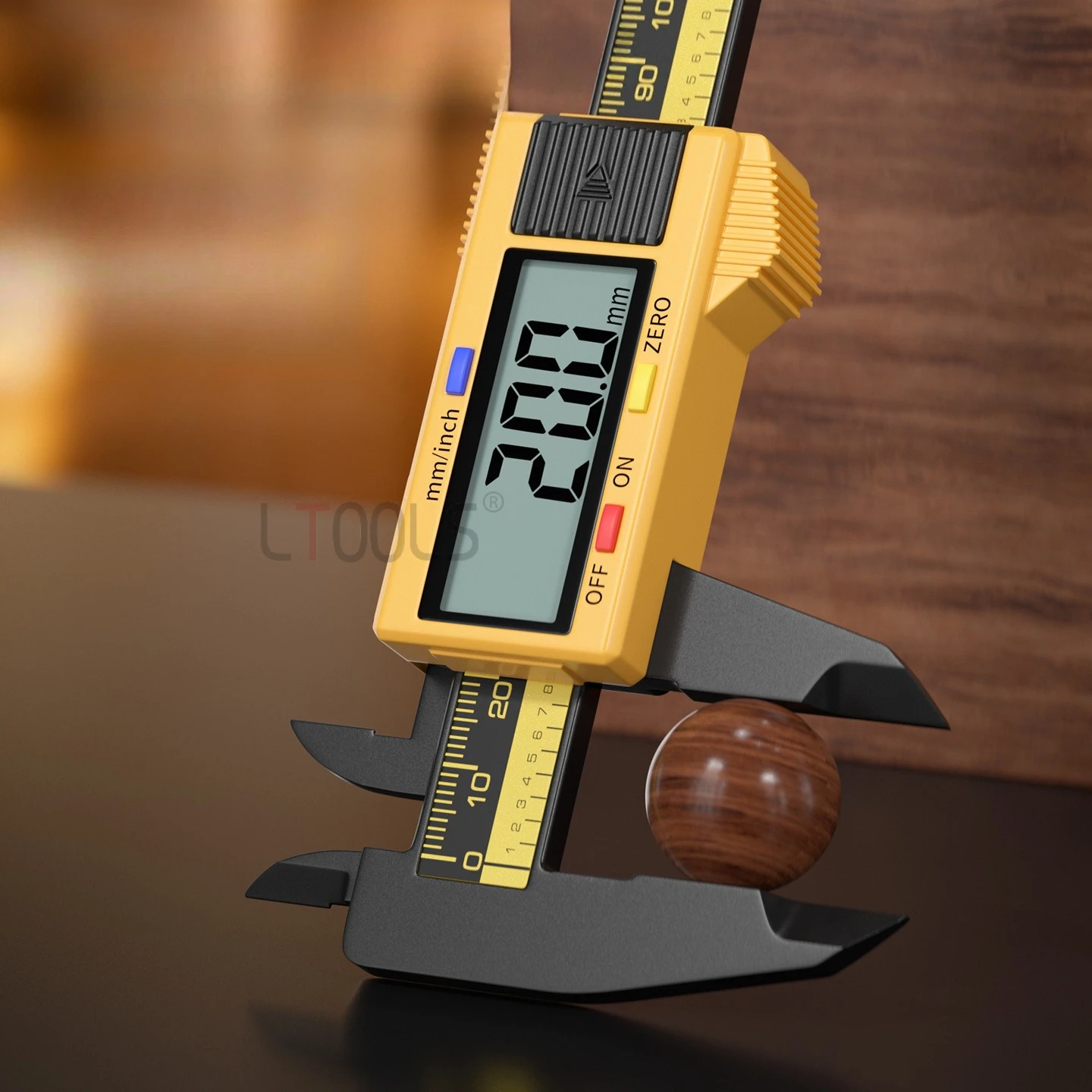 

Digital Vernier Caliper Precision Electronic Measuring Ruler Multi Functional Fiber Plastic Stationery Jewelry Measuring Ruler