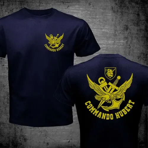 French Special Forces Navy Combat Swimmer Frogmen Commando Hubert Marine  New Brand Clothing Men O-Neck Tops Neon T Shirts - view 3