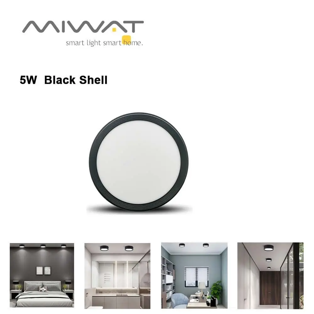 

LED Surface Downlight 5W 10W 15W 20W Lampu Siling Round Square Black White Ceiling DownLight Home Room Lighting Ceiling