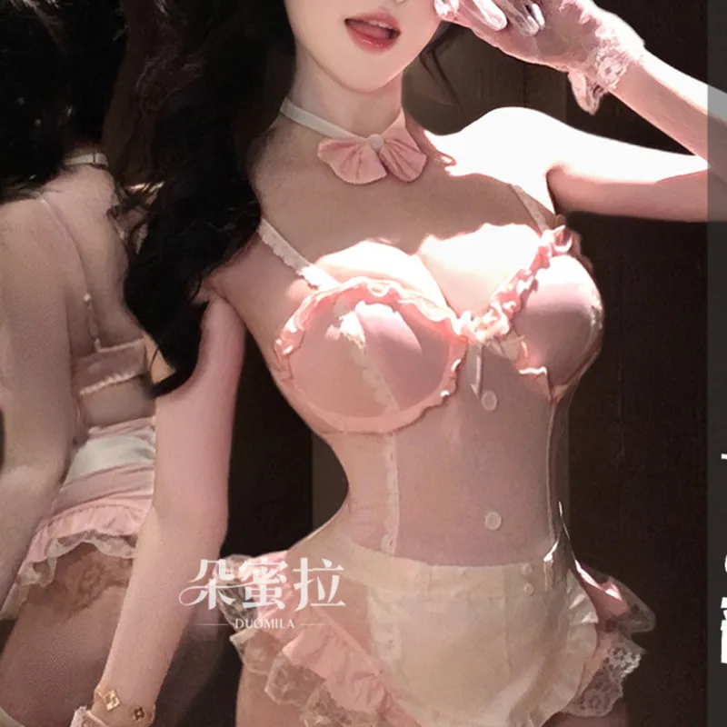 Sexy Cute Maid Elegant Pure Desire Sweet Cute Dress Charming Underwire Hot Uniform Date Nightclub Wear Bodysuits Casual S0GH - view 3